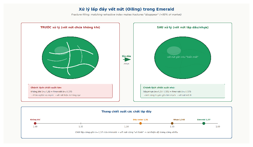 Emerald oiling fracture filling treatment