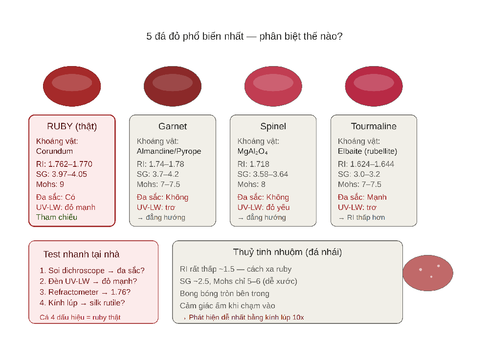 Ruby so với các đá nhái comparison
